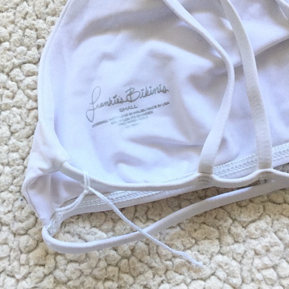 Frankies Bikinis White Marley Top - Picture 5 of 6